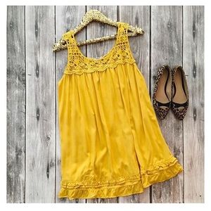 Mustard Sleeveless Tunic